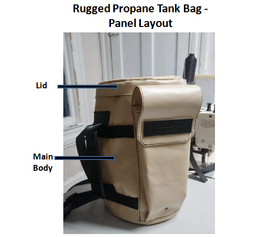 Chargez l'image dans la visionneuse de la galerie, 5lb Propane Tank Bag - Vinyl
